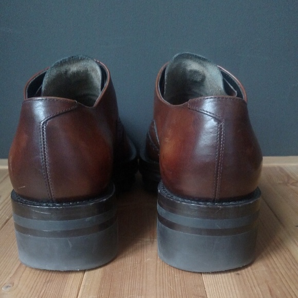 PRADA Runway Lug Sole Wingtip Zip-up Brogues - Picture 7 of 8